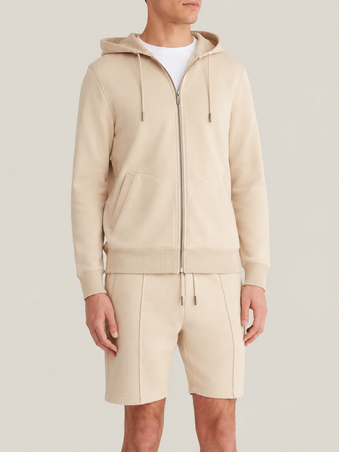 Riva Jersey Interlock Short in Peyote - Image 6
