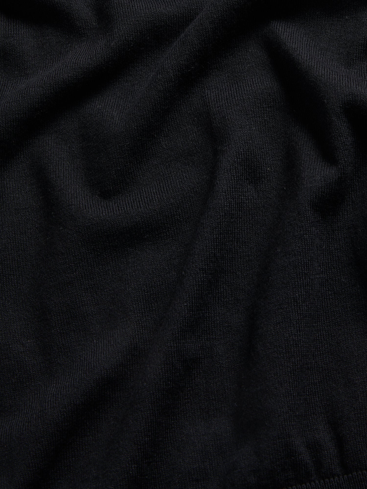 Genovese Knitted T-Shirt in Black - Image 4