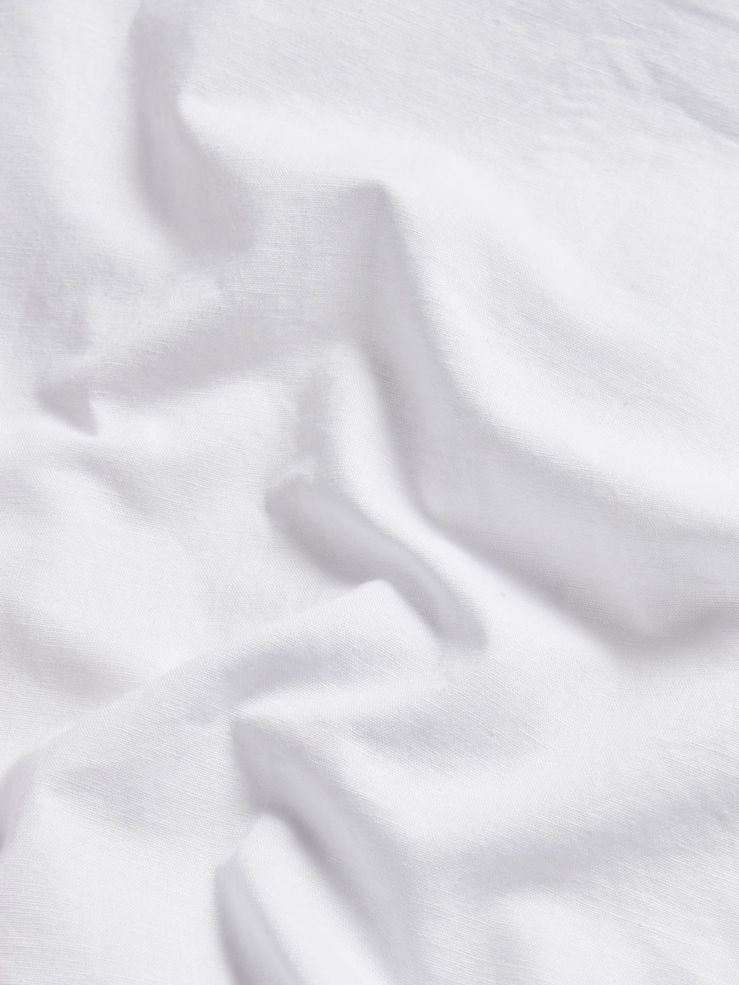 Porto Linen Blend Shirt in Bright White - Image 5