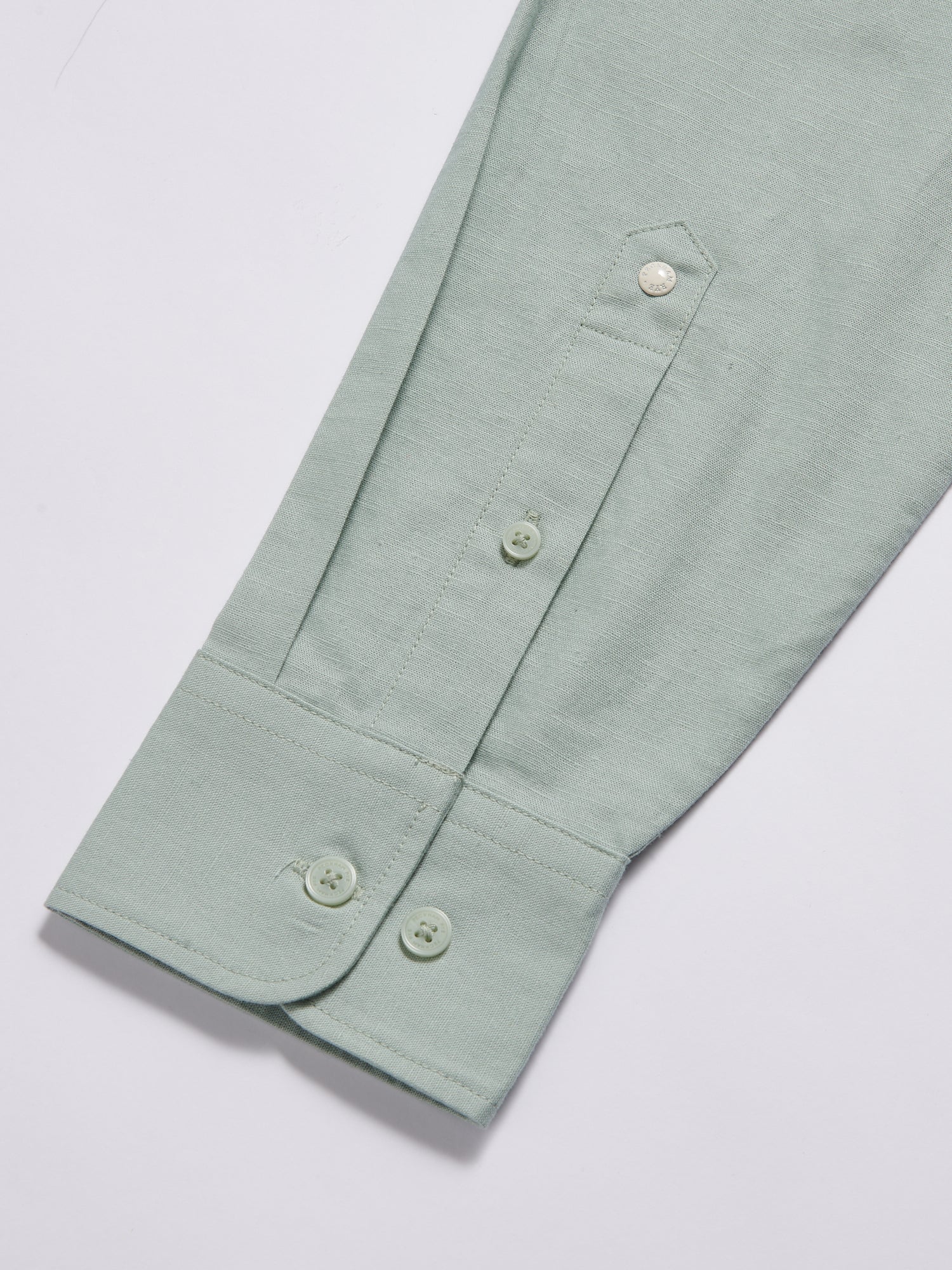 Grove Linen Blend Shirt in Seafoam - Image 4