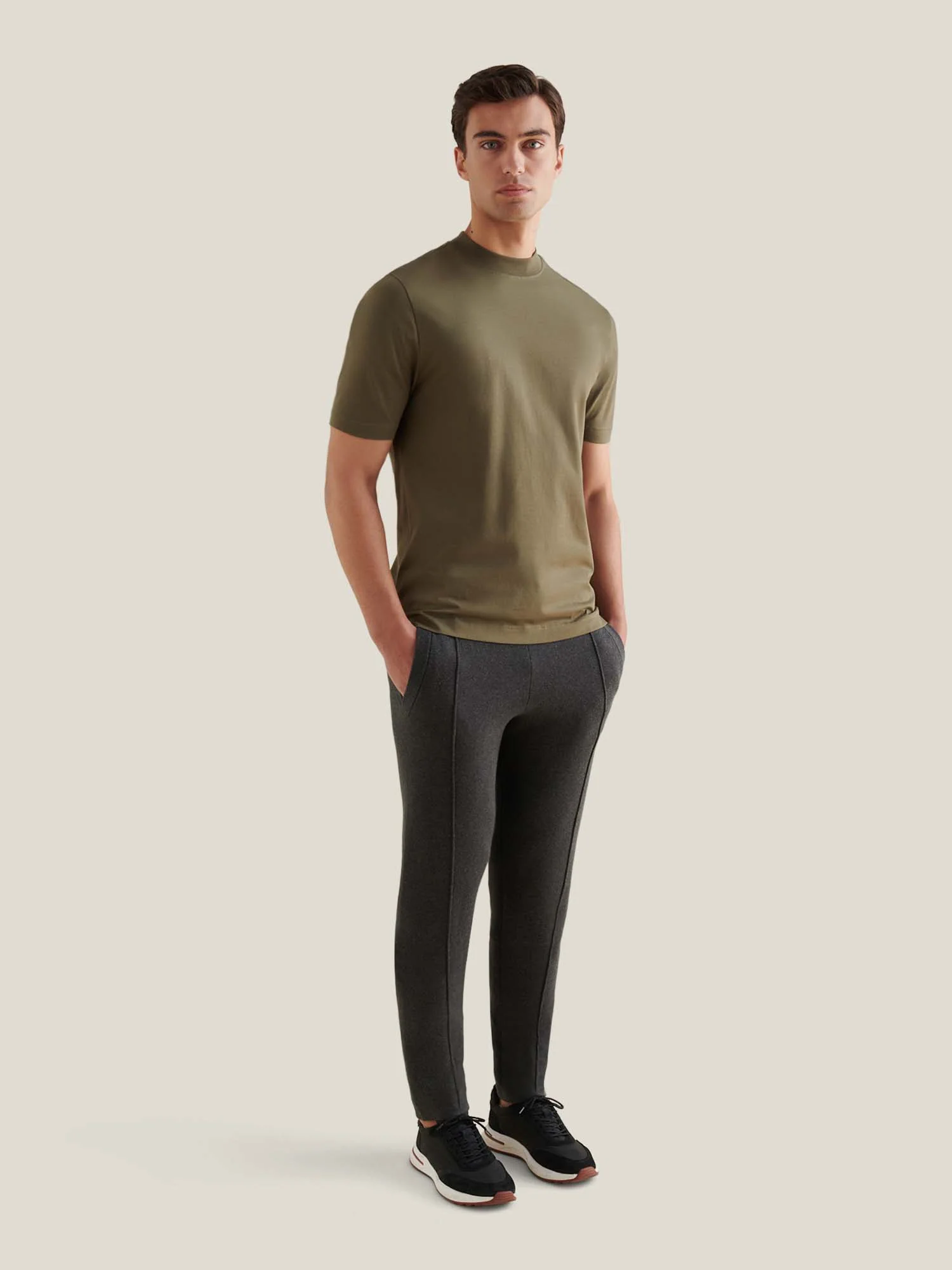 Devonshire Mercerised Cotton T-Shirt in Sea Turtle - Image 11