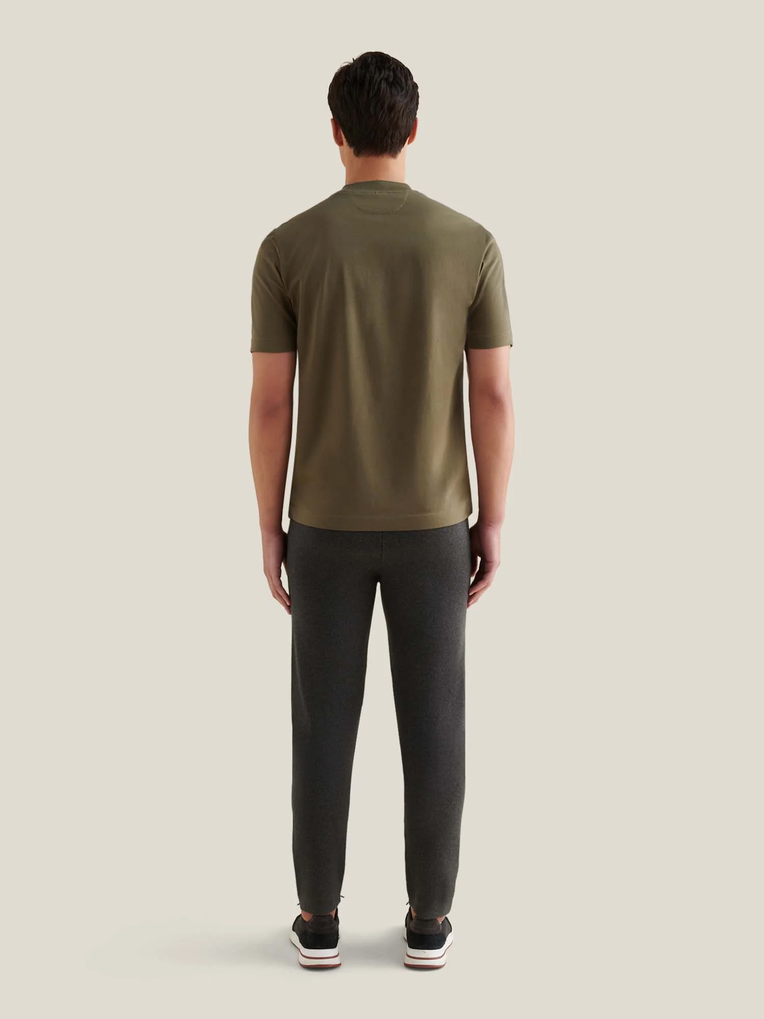 Devonshire Mercerised Cotton T-Shirt in Sea Turtle - Image 4