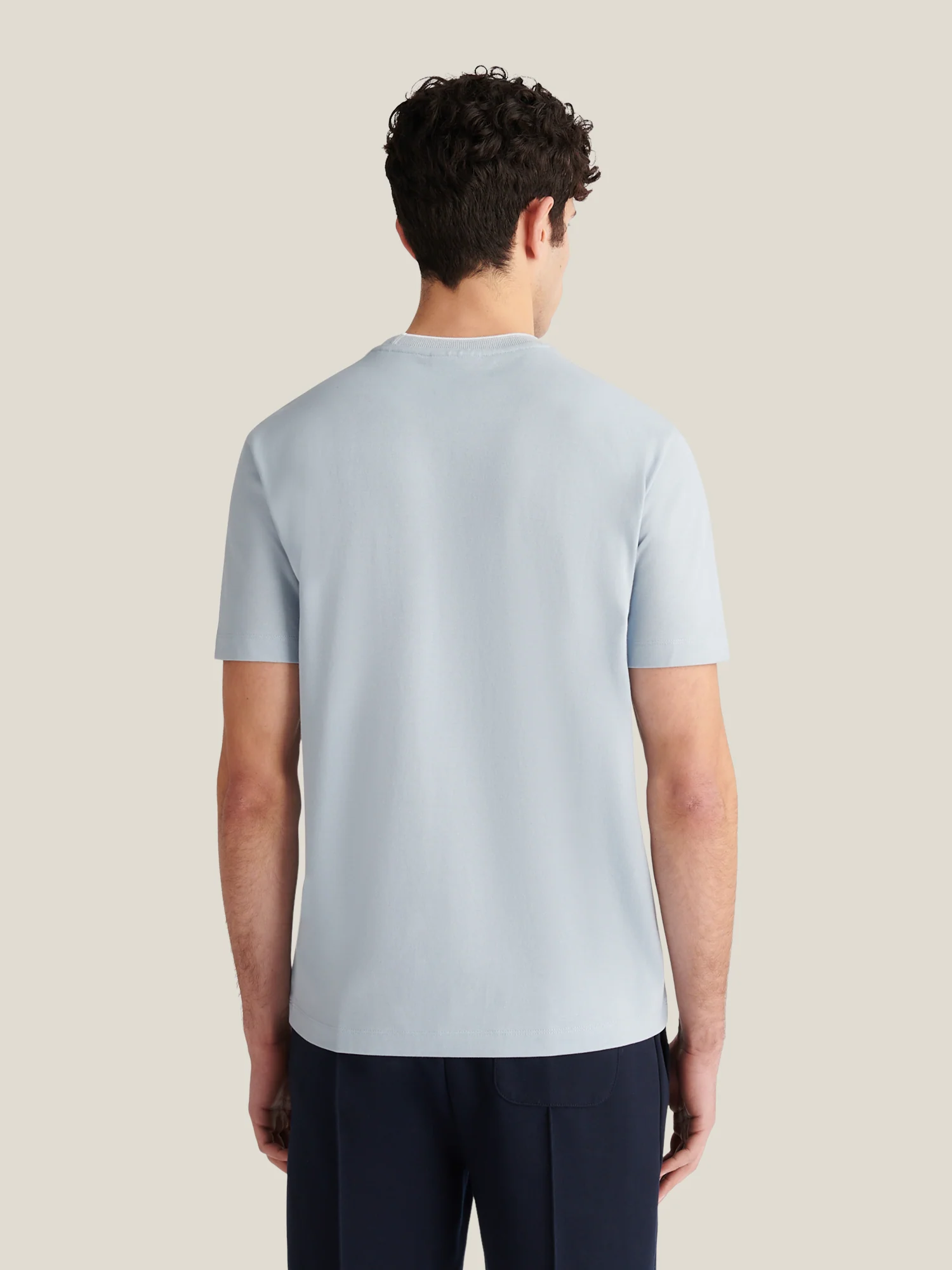 Cabana Pique Pocket T-Shirt in Blue Haze - Image 5